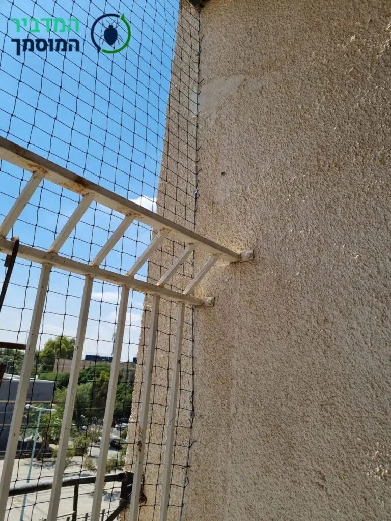 התקנת רשת במרפסת בדירה בבאר שבע