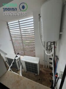 ניקיון ייסודי עם חיטוי כולל התקנת רשת מקצועית להרחקת יונים במרפסת כביסה בדירה באלעד