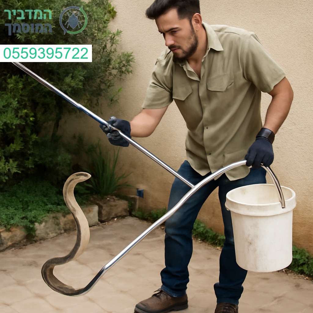לוכד נחשים מקצועי בהרצליה בפעולה – טיפול מהיר, בטוח וללא פשרות! 🐍
📞 055-9395722 | המדביר המוסמך