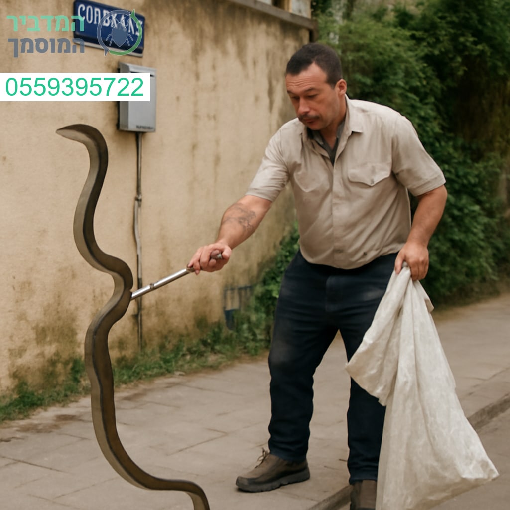 לוכד נחשים מקצועי בפעולה בהוד השרון – פתרון מהיר ובטוח לסילוק נחשים מהסביבה שלכם.
📞 055-9395722 | המדריך המוסמך 🐍