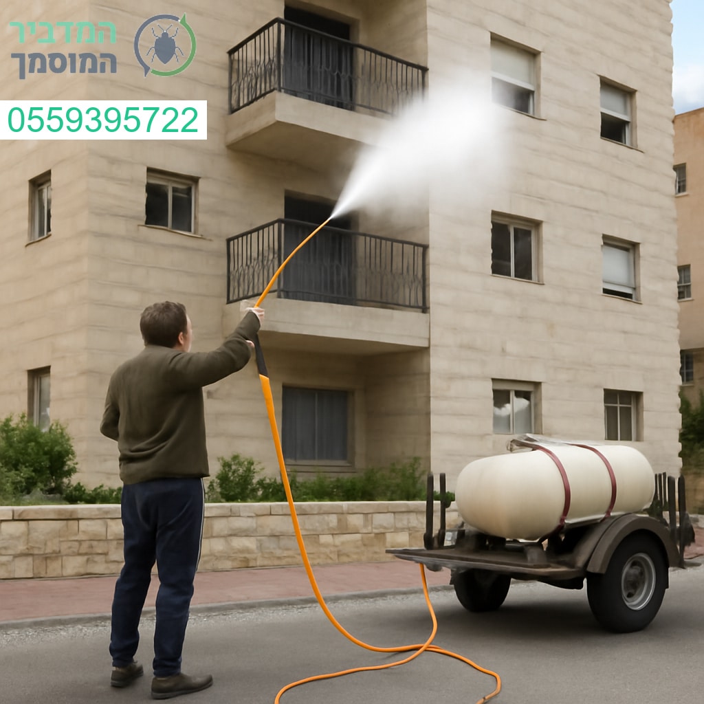 ריסוס מקצועי ויסודי לבניין מגורים במבשרת ציון לביצוע הדברה יעילה ובטוחה