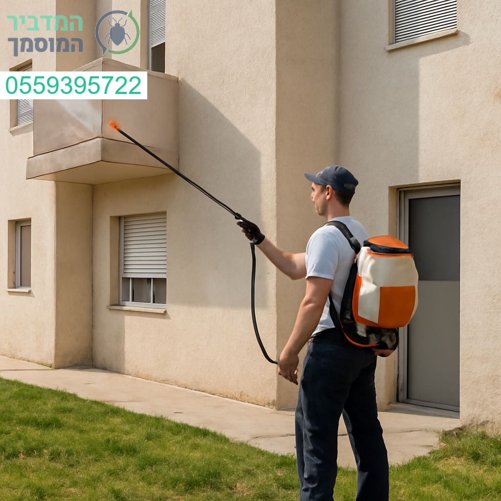 ריסוס יסודי להגנה מקסימלית בבניין מגורים באריאל עם ציוד מתקדם ושירות מקצועי