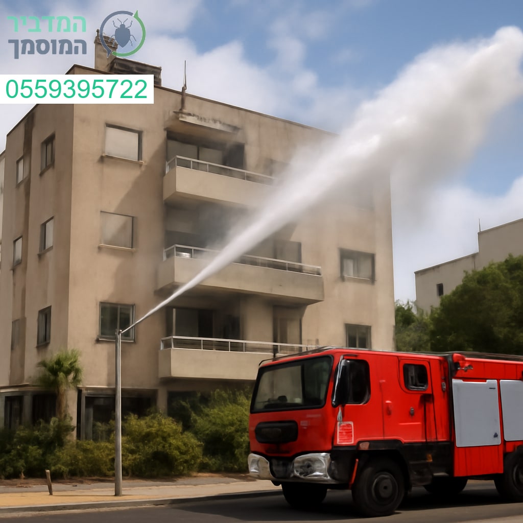 ריסוס יסודי לבניין מגורים בשדרות לשמירה על סביבה נקייה ובריאה