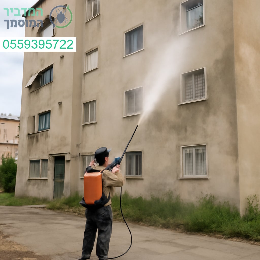 ריסוס מקצועי לבניין בקריית מלאכי למיגור מזיקים ושמירה על סביבה נקייה