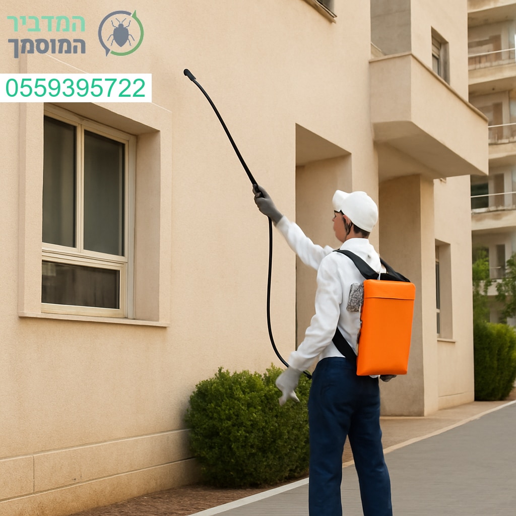 ריסוס מקצועי לבניין בגני תקווה עם ציוד מתקדם ותוצאות מעולות