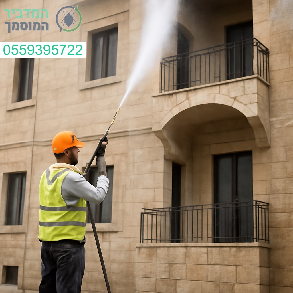 ריסוס מקצועי לבניין בירושלים לביצוע חיטוי יסודי ושמירה על סביבה נקייה ובטוחה