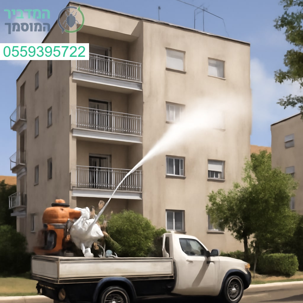 ריסוס מקצועי לבניין מגורים בגן יבנה להגנה מקיפה מפני מזיקים