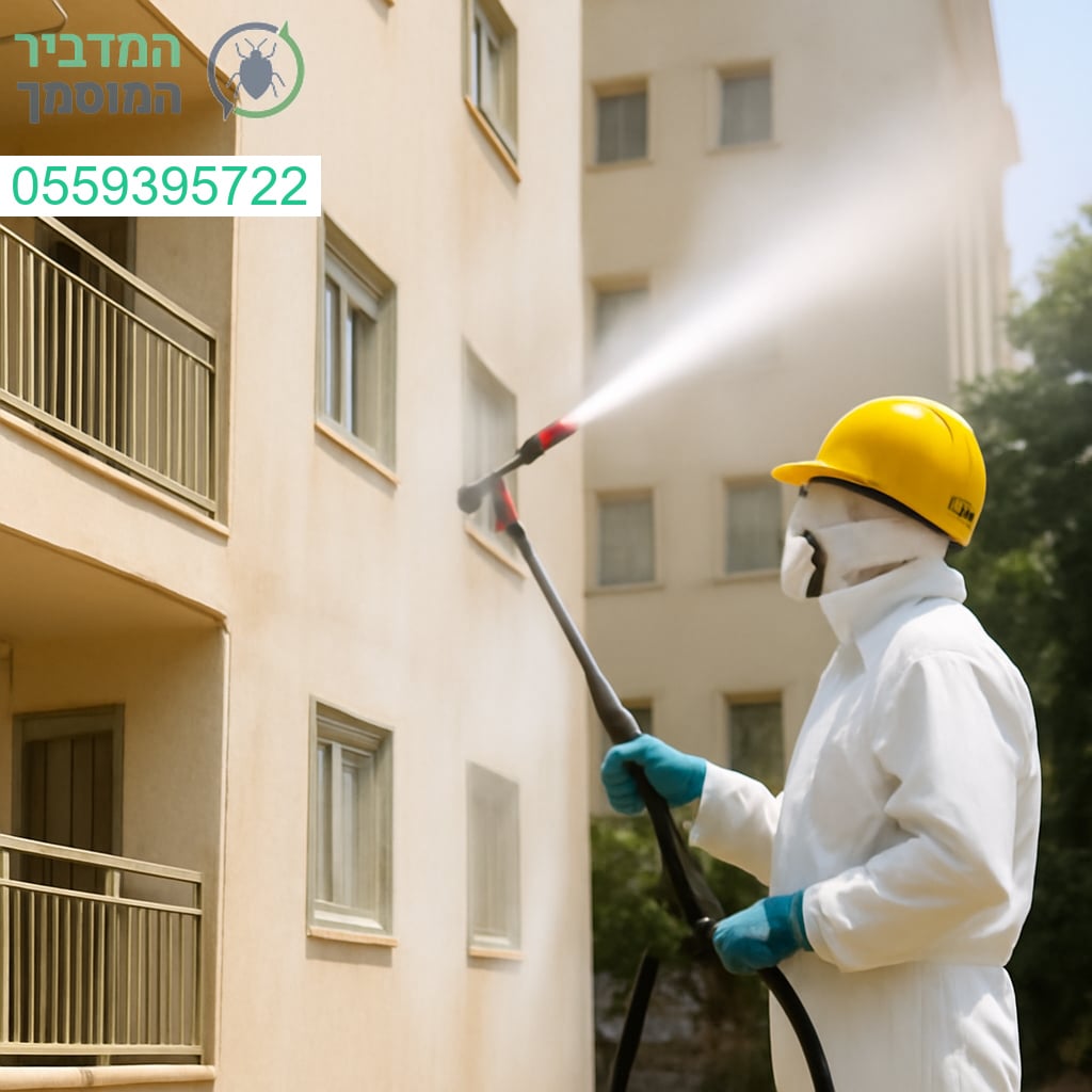 ריסוס מקצועי לבניין בשוהם לשמירה על סביבה נקייה ובטוחה