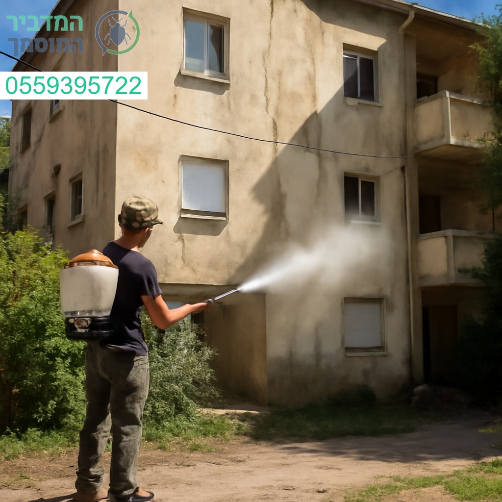 ריסוס מקצועי לבניין מגורים בפרדס חנה לביעור מזיקים ושמירה על סביבה נקייה ובטוחה