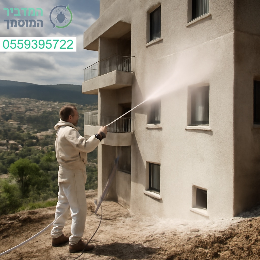 הדברה מקצועית לבניין מגורים בנוף הגליל לבטיחות מקסימלית וסביבה נקייה מזיהומים