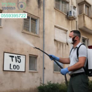 ריסוס מקצועי לבניין בלוד כחלק מטיפול כולל נגד מזיקים לשמירה על סביבה נקייה ובטוחה