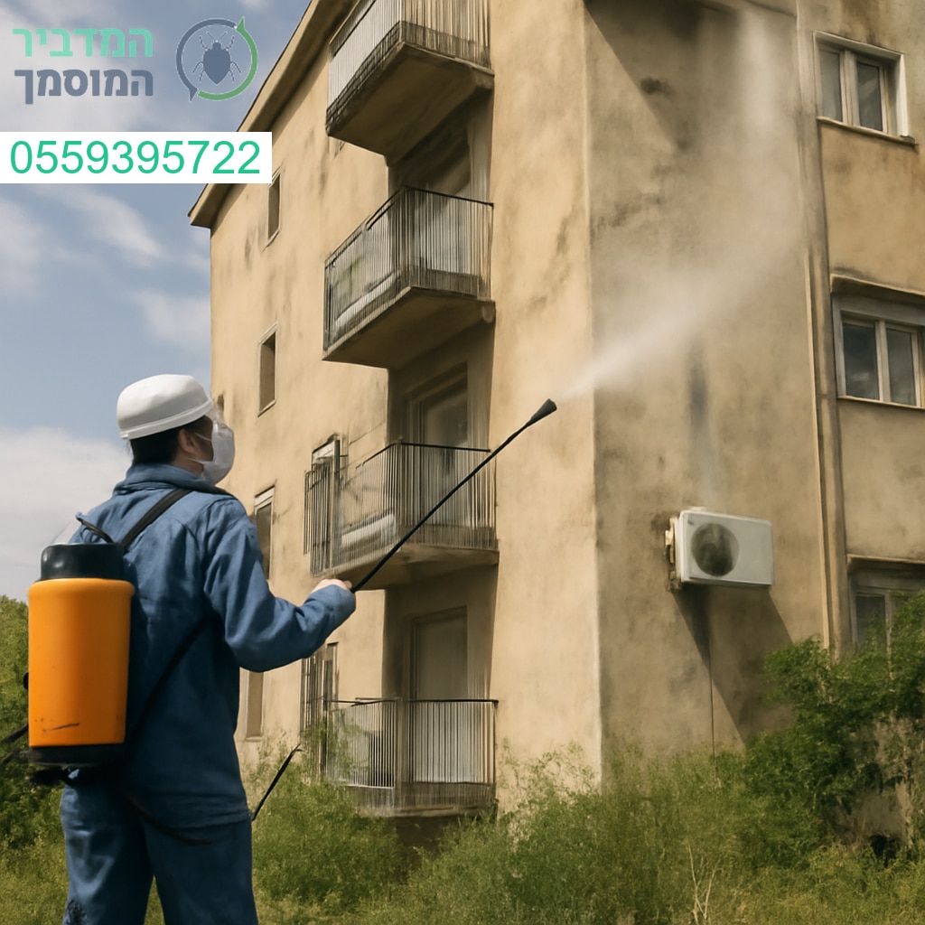 ריסוס מקצועי לבניין בטבריה לביעור מזיקים ושמירה על סביבת מגורים נקייה ובטוחה