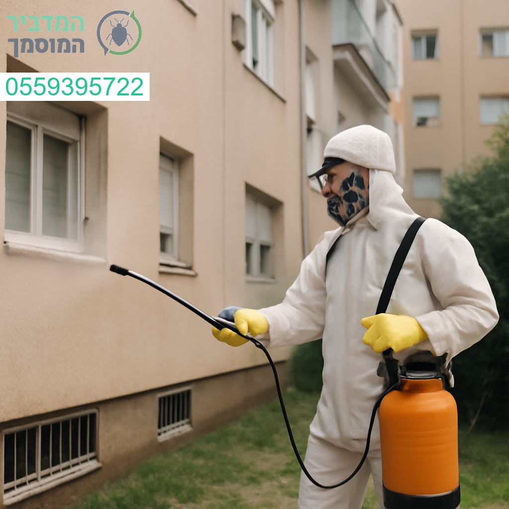ריסוס מקצועי לבניין בקריית ביאליק כחלק ממערך הדברה מתקדם לשמירה על סביבה נקייה ובטוחה
