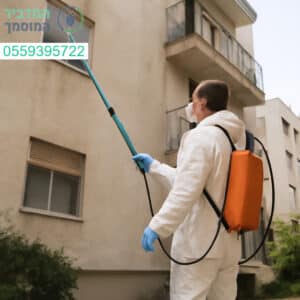 ריסוס מקצועי לבניין ברמת גן לביטחון הדיירים ולשמירה על סביבה נקייה