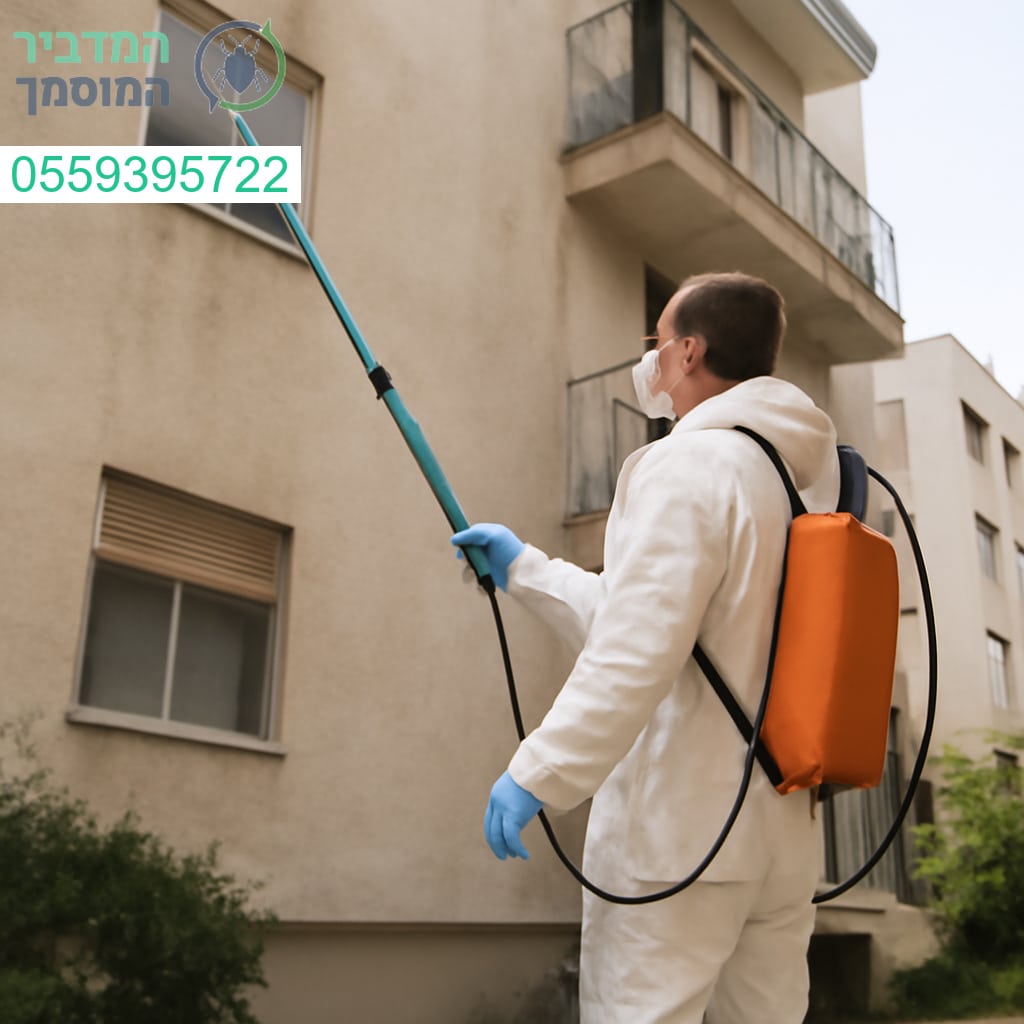 ריסוס מקצועי לבניין ברמת גן לביטחון הדיירים ולשמירה על סביבה נקייה