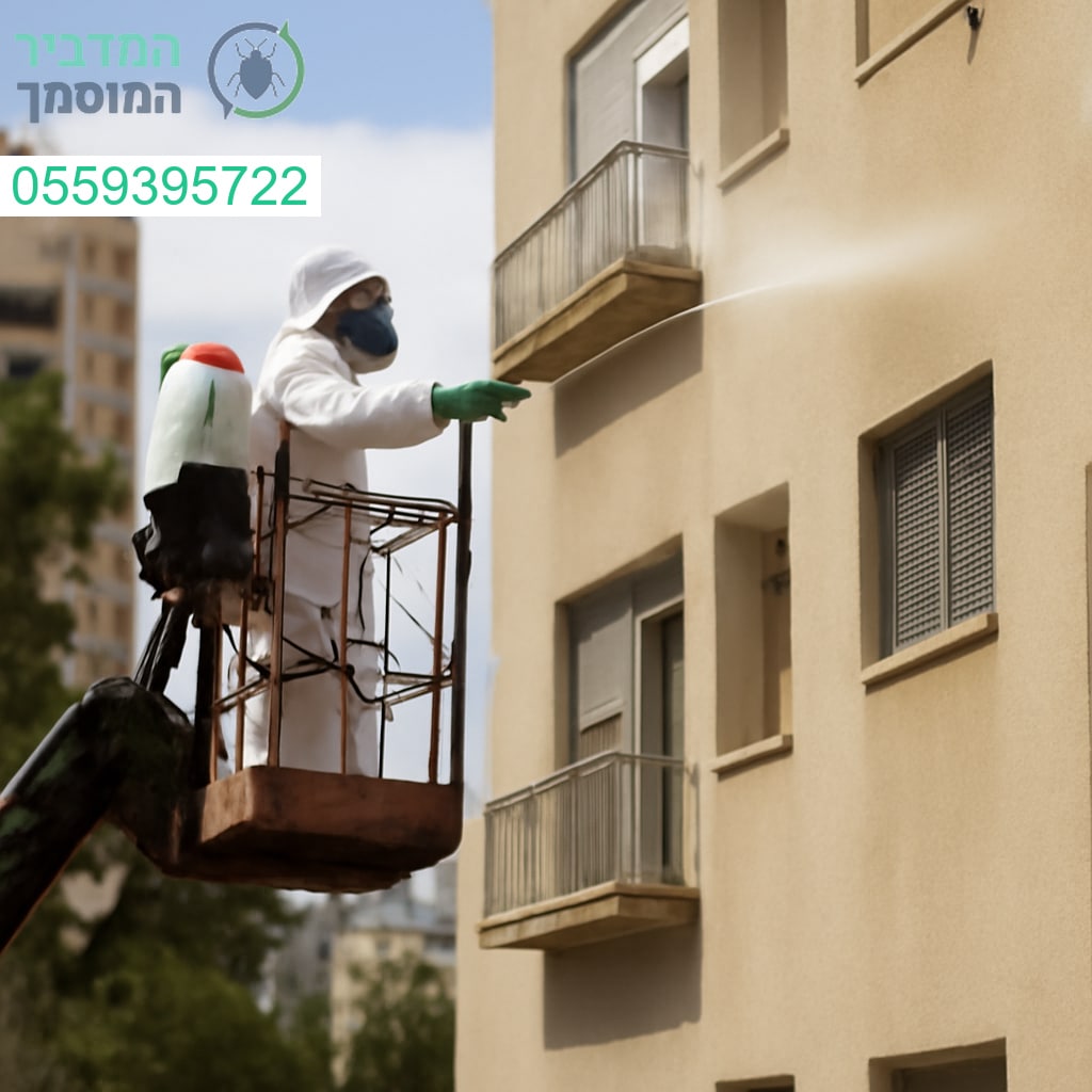 ריסוס מקצועי לבניין מגורים ברמת גן לבטיחות וניקיון ברמה הגבוהה ביותר