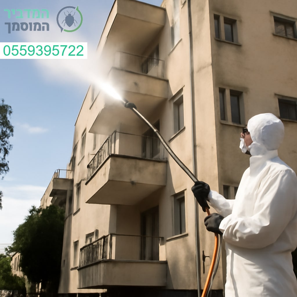 ריסוס מקצועי לבניין ברחובות לביטול מזיקים ושמירה על סביבה נקייה ובטוחה