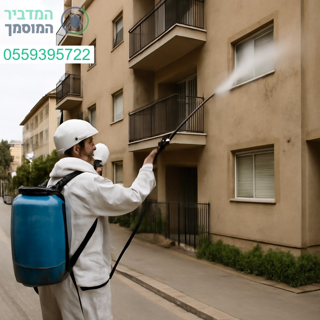ריסוס מקצועי לבניין ברחובות להגנה מושלמת מפני מזיקים באחריות מלאה