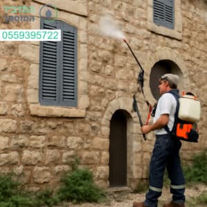 ריסוס מקצועי לבניין אבן בראש פינה להגנה מושלמת מפני מזיקים