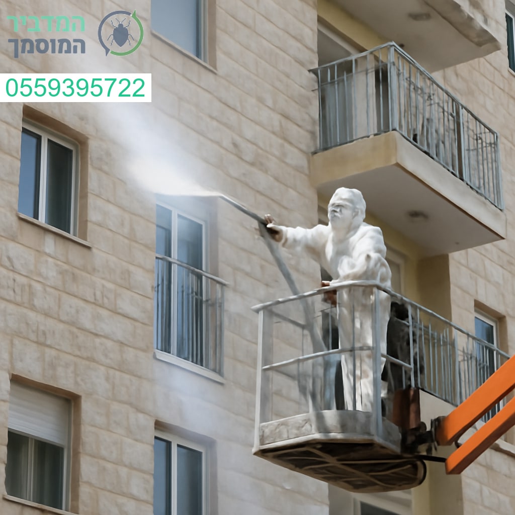 ריסוס מקצועי לבניין בבית שמש לביעור מזיקים ושמירה על סביבה בריאה