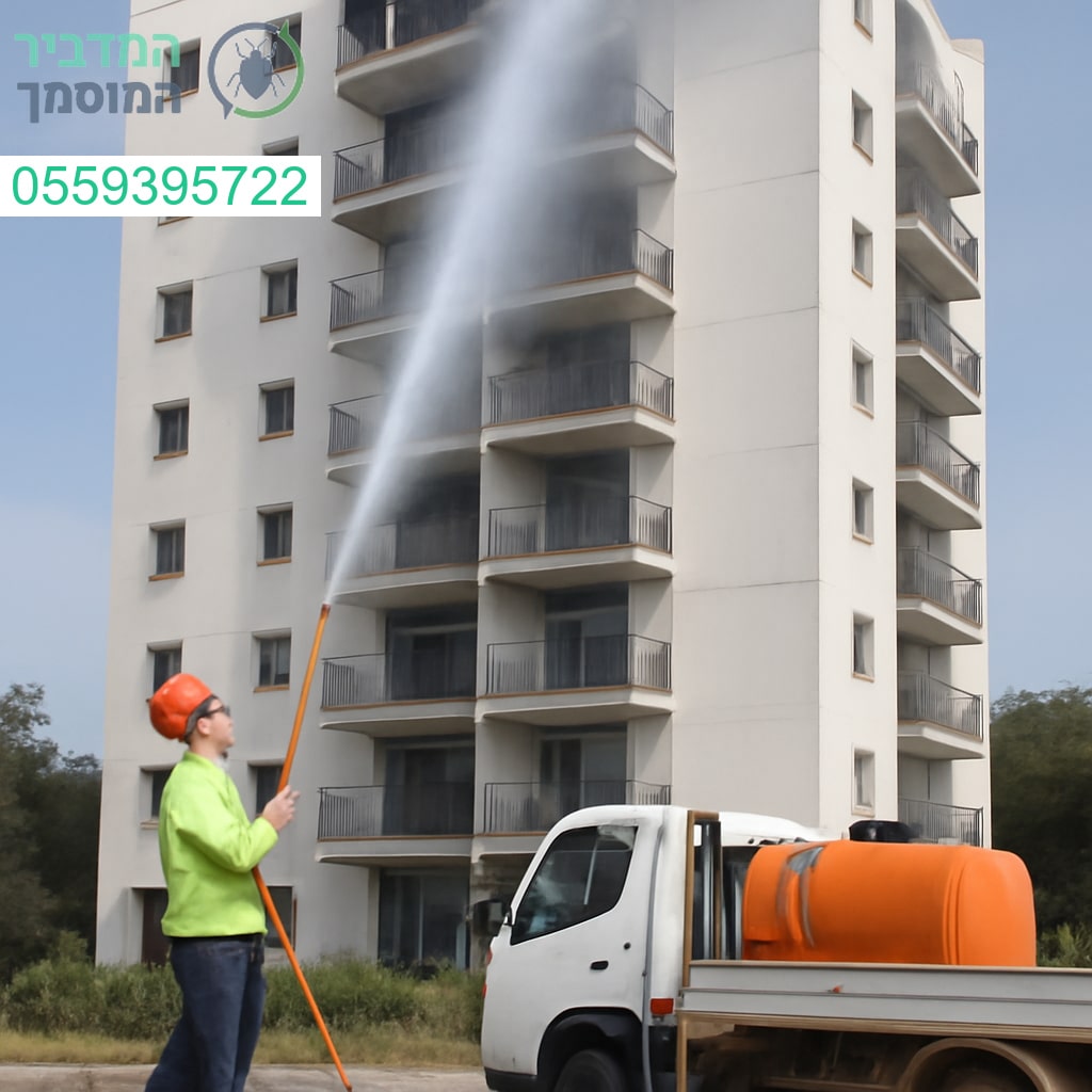 ריסוס מקצועי לבניין גבוה באור יהודה לביעור מזיקים בצורה יסודית ויעילה