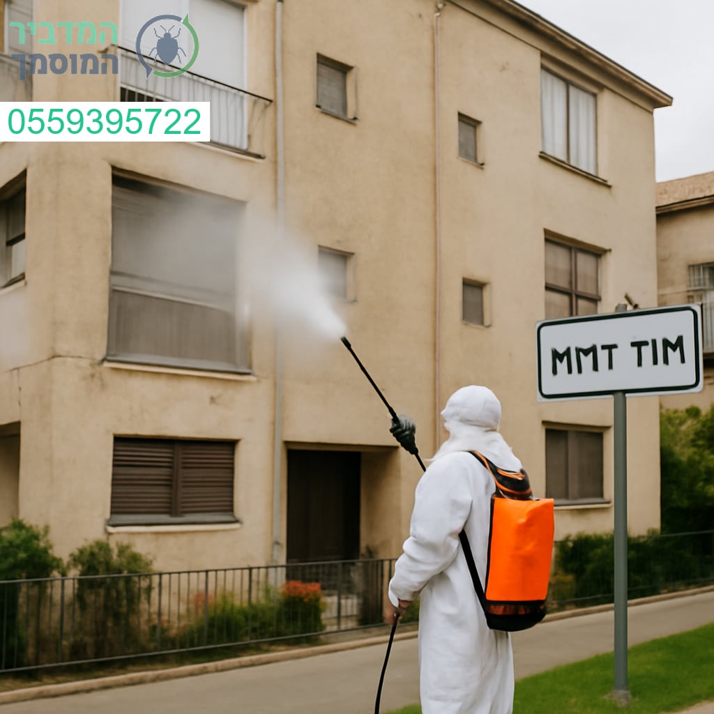 ריסוס מקצועי לבניין מגורים באור יהודה כחלק ממבצע הדברה רחב לשמירה על סביבה נקייה ובטוחה