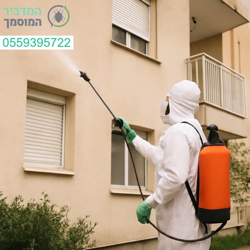 ריסוס מקצועי לבניין בגדרה להגנה מקסימלית מפני מזיקים
