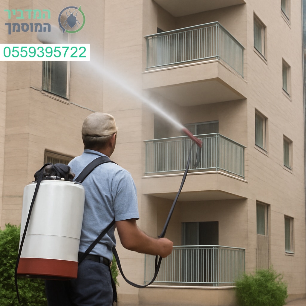 ריסוס מקצועי לבניין בבאר יעקב לשמירה על סביבה נקייה ובטוחה