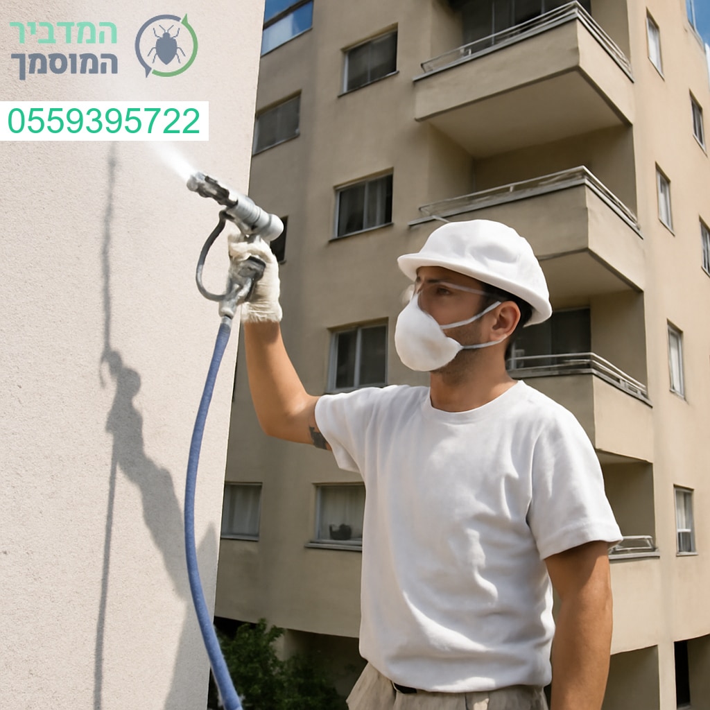 ריסוס מקצועי לבניין מגורים בקריית אונו לביצוע הדברה יסודית ואפקטיבית