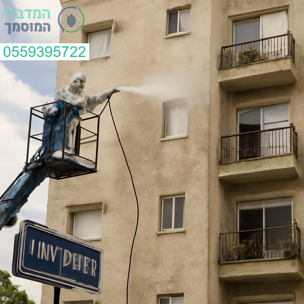 ריסוס מקצועי לבניין מגורים בקריית אונו לשמירה על סביבה נקייה ובטוחה