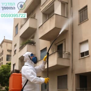 ריסוס מקצועי לבניין בתל אביב לבקרה מושלמת על מזיקים בעזרת ציוד מתקדם ואנשי צוות מיומנים