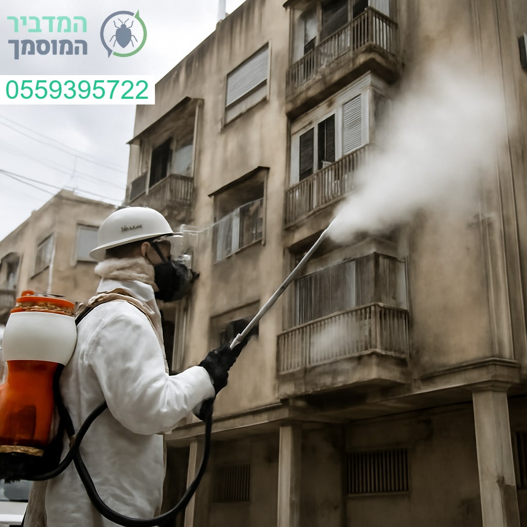 ריסוס מקצועי בבני ברק להגנה מושלמת על הבניין מפני מזיקים