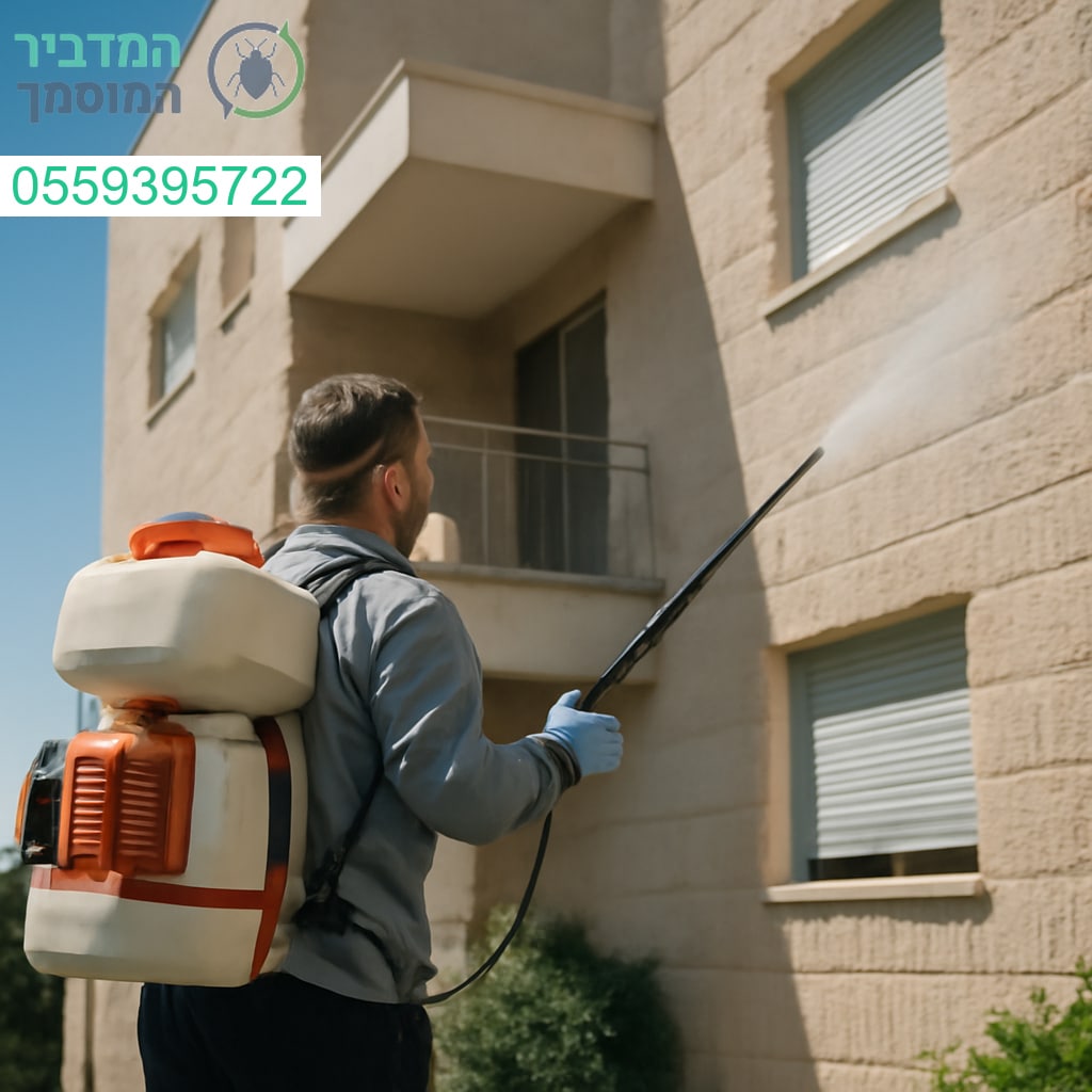 ריסוס מקצועי לבניין מגורים בראש העין להגנה מירבית מפני מזיקים