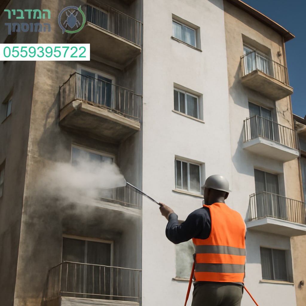ריסוס מקצועי לבניין בבת ים לשמירה על הסביבה נקייה ובטוחה