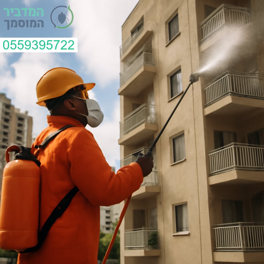 ריסוס מקצועי לבניין מגורים בבת ים לביטחון הדיירים ולסביבה נקייה