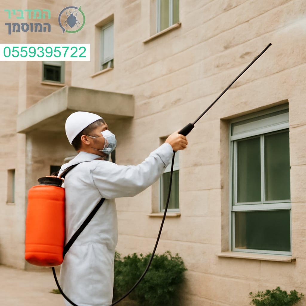 ריסוס מקצועי לבניין במודיעין לביטחון ובריאות הדיירים