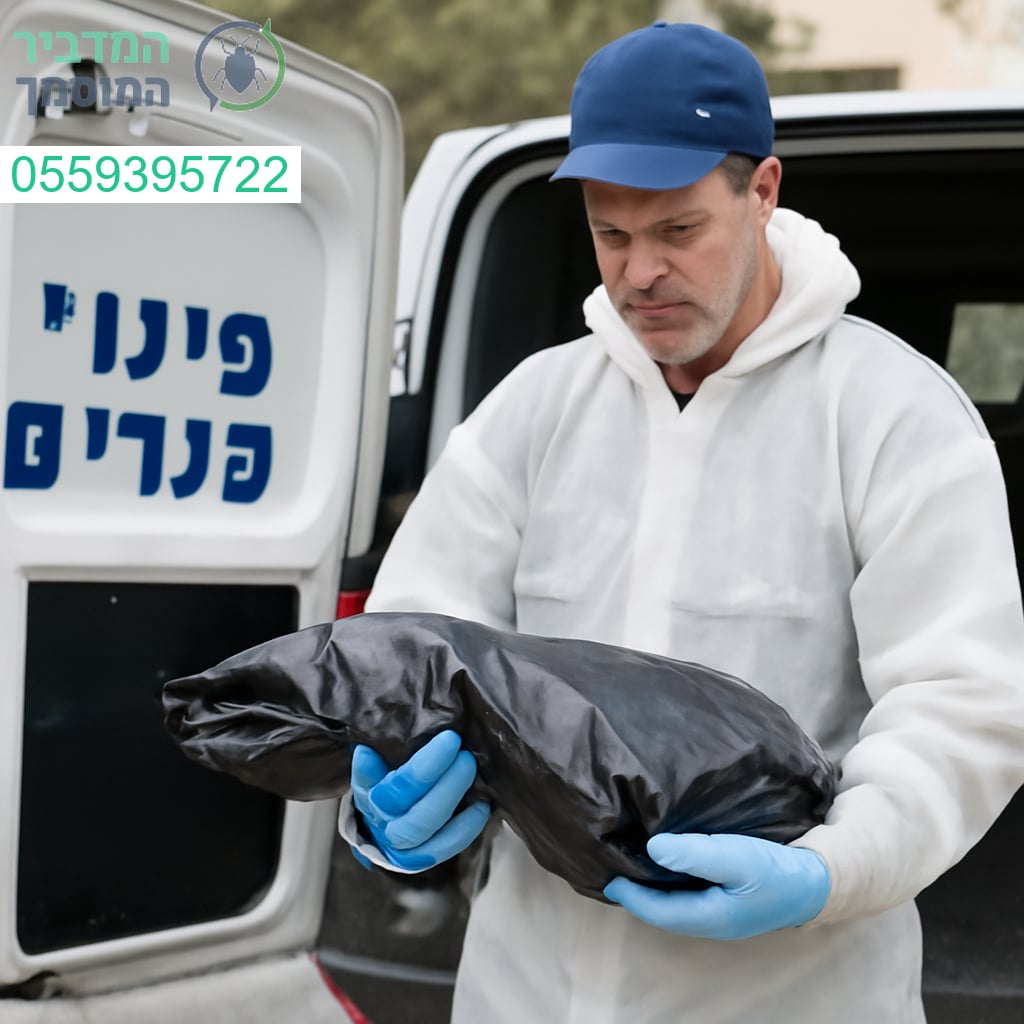 שירות מקצועי לפינוי פגרים ביבנה בזמינות גבוהה ובאחריות מלאה