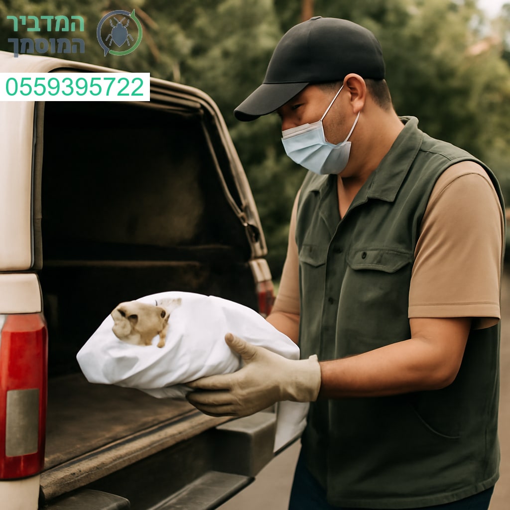 שירות מקצועי לפינוי פגרים בהוד השרון במהירות דיסקרטיות וניקיון מושלם