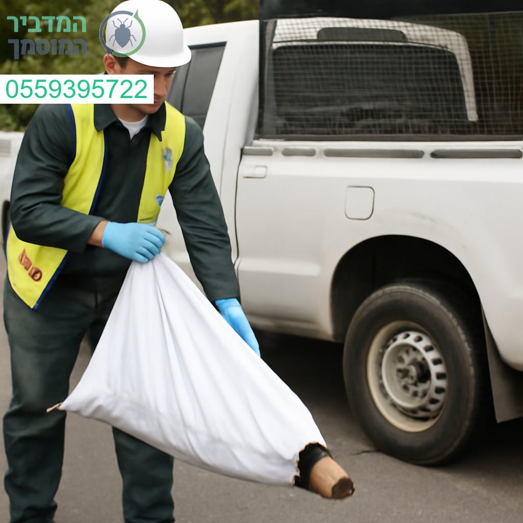 פינוי פגר בצורה מקצועית ויעילה בקריית ביאליק על ידי צוות מיומן ומצויד