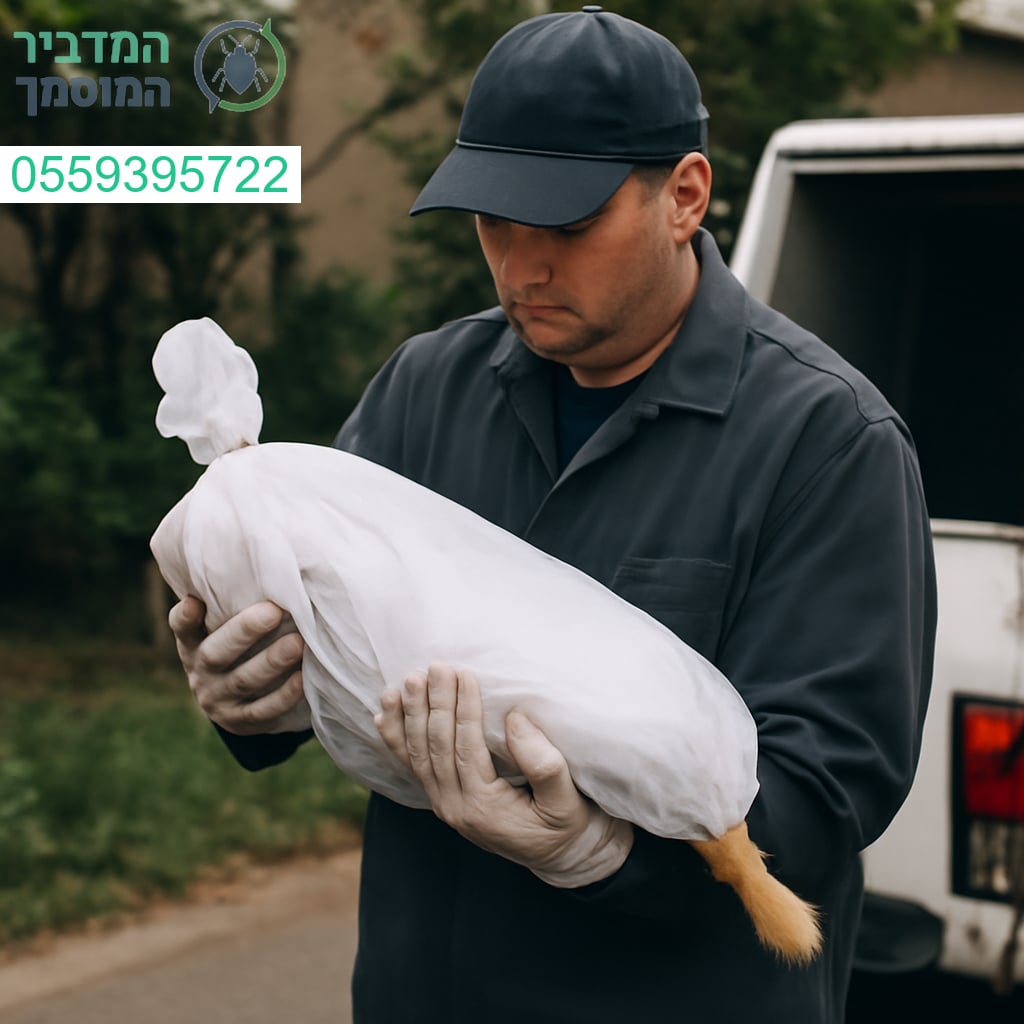 שירות מקצועי לפינוי פגרים בגדרה בזמינות מלאה ובשמירה על תקני בריאות וסביבה