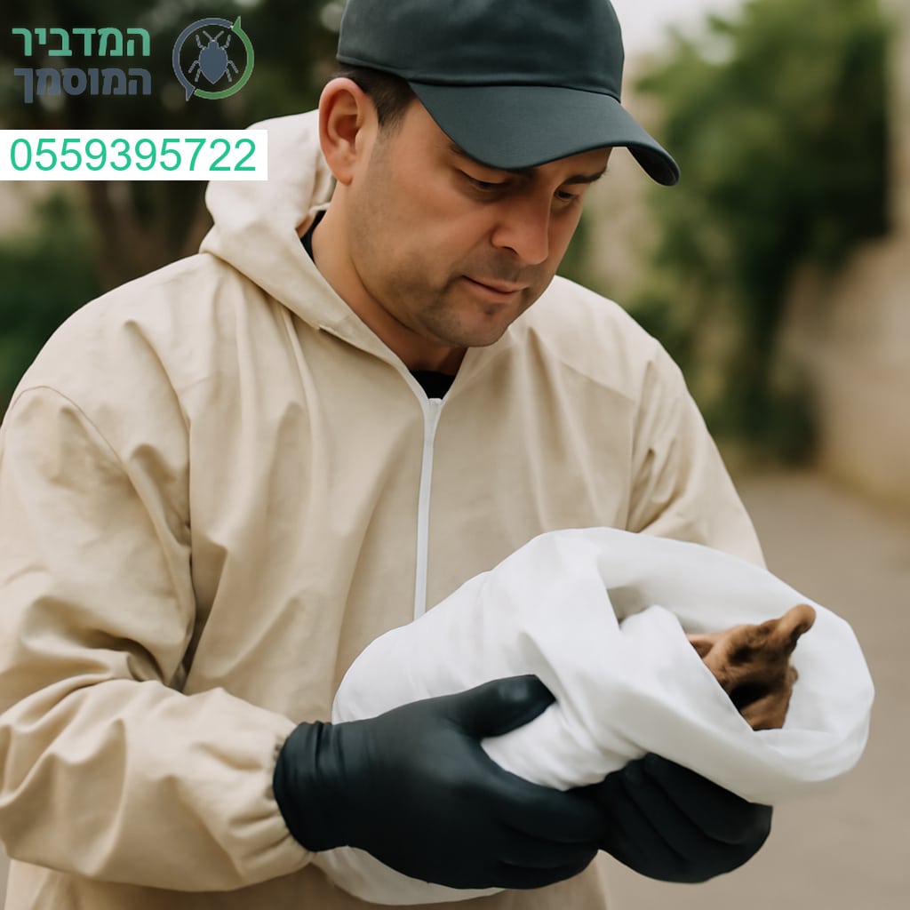 שירות מקצועי ואמין לפינוי פגרי בעלי חיים במודיעין בזמינות מיידית וניקוי מלא של השטח