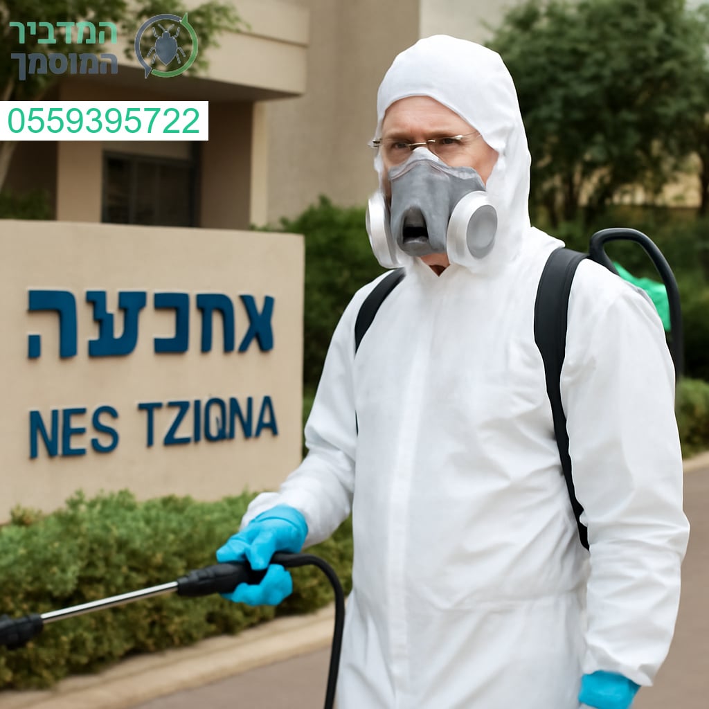 הדברה מקצועית ואמינה בנס ציונה עם ציוד מתקדם ושירות ללא תחרות