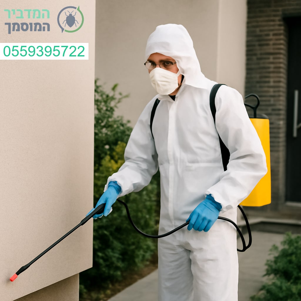 שירותי הדברה מקצועיים בקריית מוצקין עם ציוד מתקדם ודיוק מקסימלי