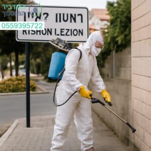 הדברה מקצועית בראשון לציון עם ציוד מתקדם ושירות מהיר לכל מטרה