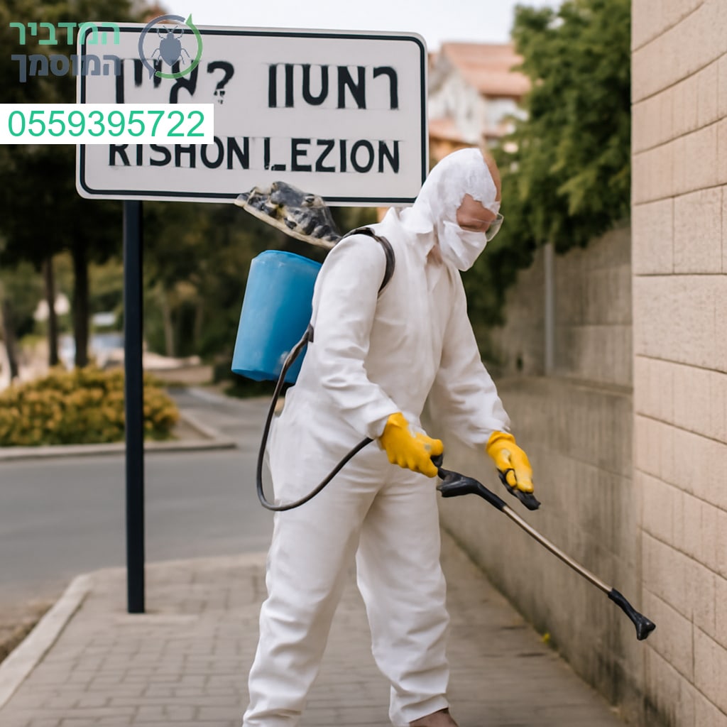 הדברה מקצועית בראשון לציון עם ציוד מתקדם ושירות מהיר לכל מטרה