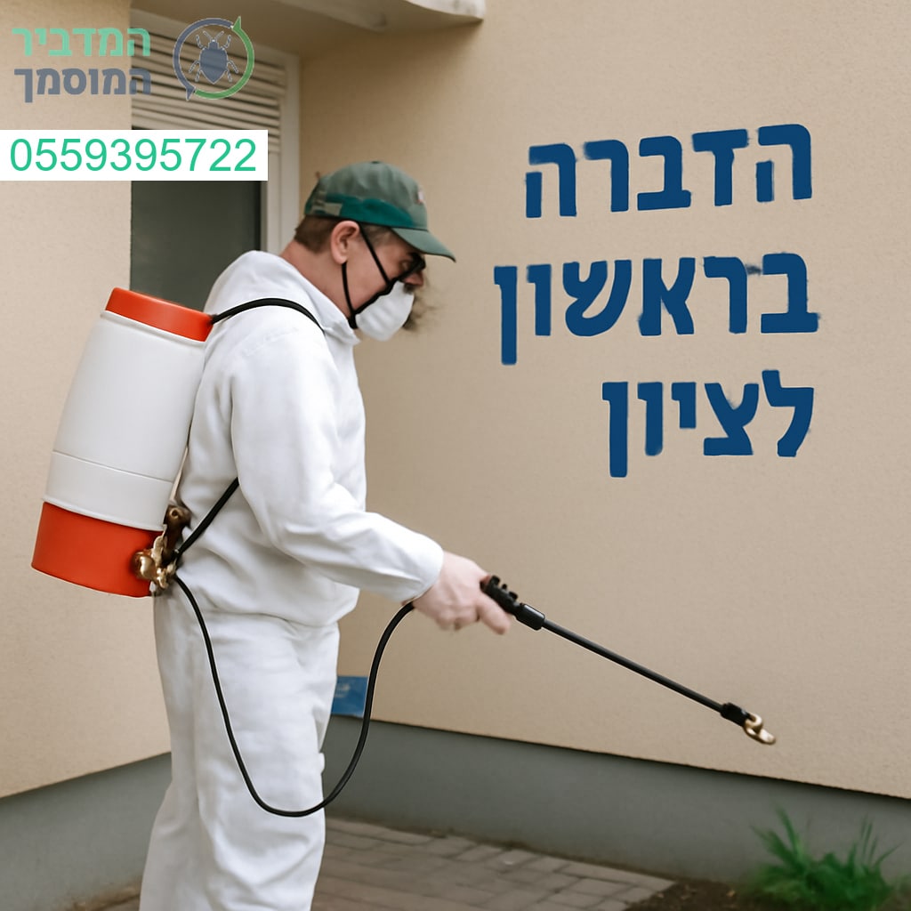שירות הדברה מקצועי ואמין בראשון לציון עם ציוד מתקדם ותוצאות מעולות