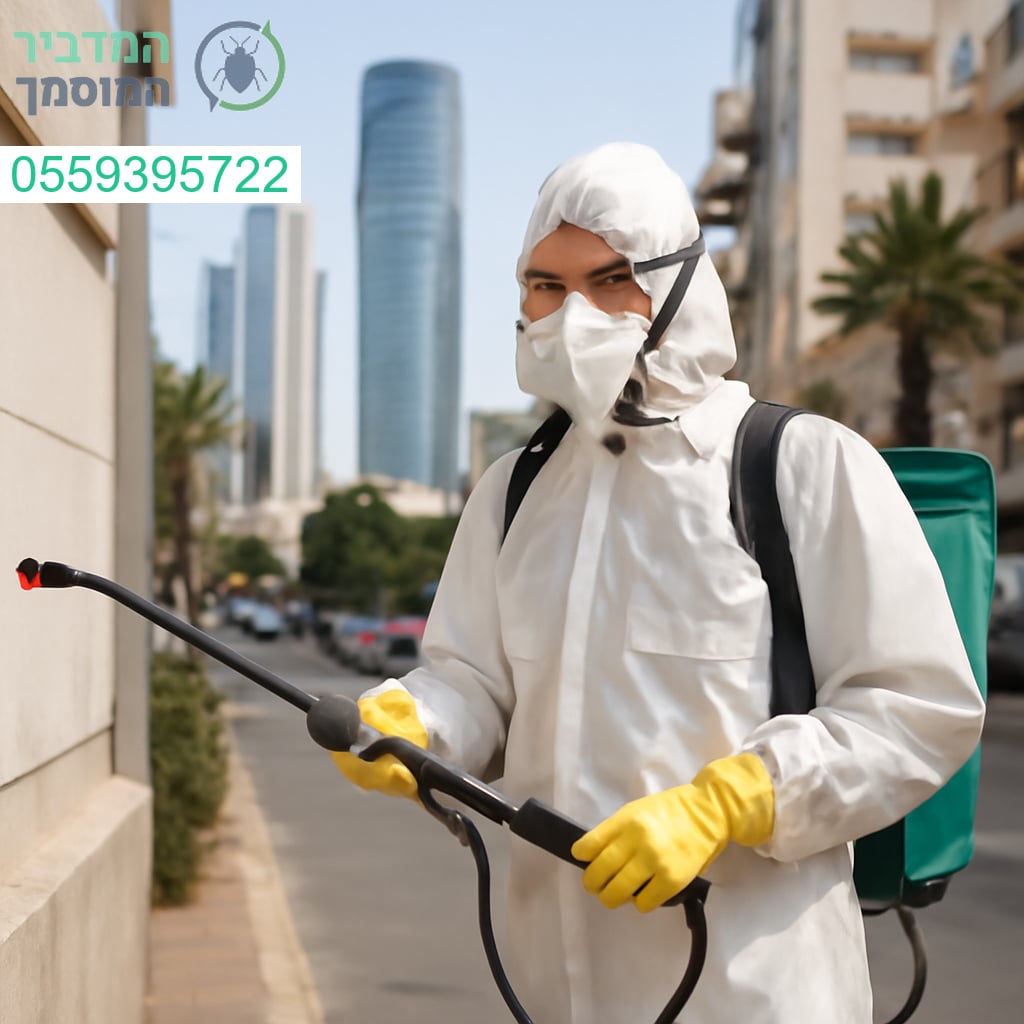 הדברה מקצועית בתל אביב עם ציוד מתקדם ושירות מהיר ואמין