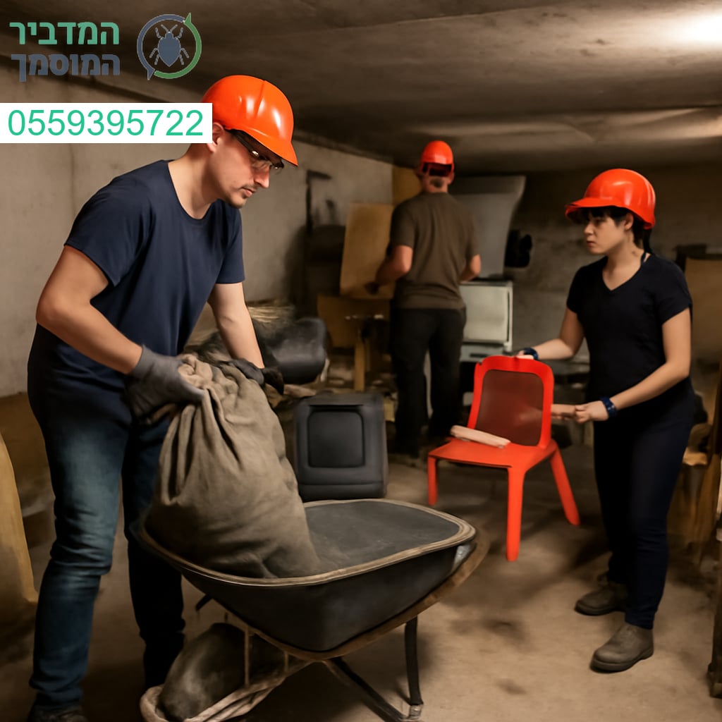 פינוי מקלטים מקצועי ביעילות ובמהירות מקסימלית לשמירה על ביטחונכם