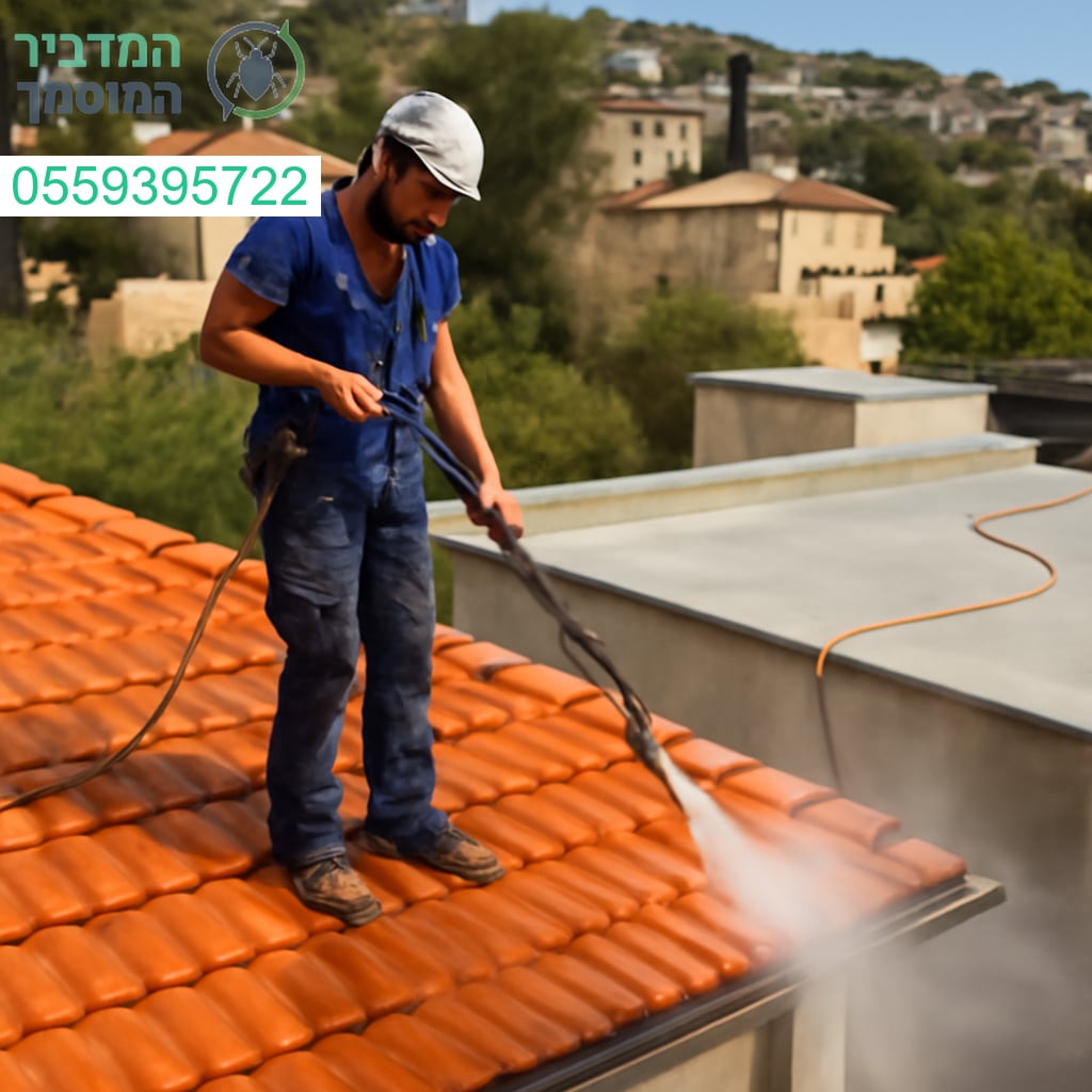 ניקוי גגות מקצועי במבשרת ציון עם ביצוע מדויק ותוצאות נוצצות