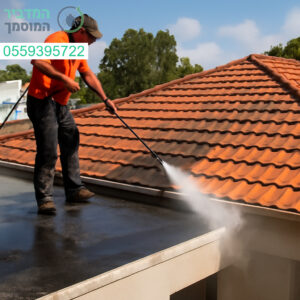 ניקוי גגות מקצועי באור עקיבא עם ציוד מתקדם לתוצאות מבריקות ועמידות